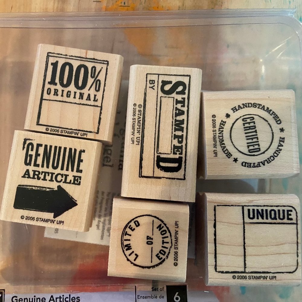 Stampin' Up! Stampin Up Genuine Articles Set